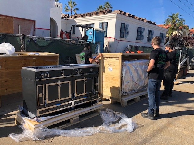Fine art delivery and installation by the Exclusive Express white glove crew